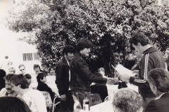 1980 - PULA - PODELITEV ZLATEGA JADRA - BRANKO PISTOTNIK, PETRIK PAVINČIČ