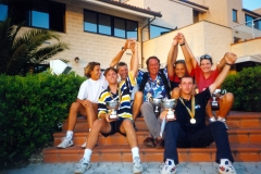 EMP 470 PESCARA - KARLO HMELJAK, JAKA BIZJAK (JK JADRO, 21. MESTO) - BOGDAN OREL (TRENER) - KLARA MAUČEC IN JANJA OREL (JK JADRO, 1. MESTO MED ŽENSKAMI)